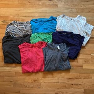 Colorful under scrubs